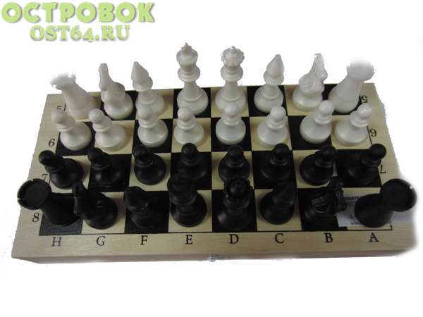Шахматы обиходные пластиковые 02-105