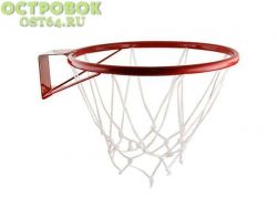 Производитель: Россия<br />
Тип: кольцо баскетбольное с сеткой<br />
Размер: диаметр 450 мм, №7<br />
Назначение: Кольцо баскетбольное