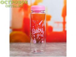 Бутылка для воды Baby girl, 5161890